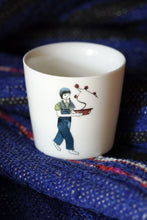 Load image into Gallery viewer, SOLO COLOURED CUP - GIRL WITH PLUM (Bonsai Girl)