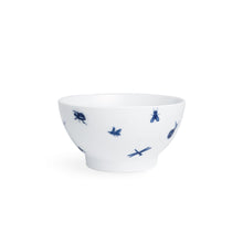 Load image into Gallery viewer, FULL OF BUGS - Bowl porcelain with insect pattern, rice-bowl, snack-bowl, yogurt bowl, soup-bowl