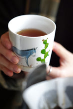 Load image into Gallery viewer, SOLO COLOURED CUP - DONKEY WITH CACTUS (Bonsai Animal)