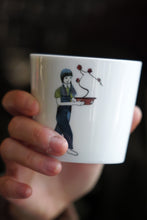 Load image into Gallery viewer, SOLO COLOURED CUP - GIRL WITH PLUM (Bonsai Girl)