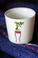 Load image into Gallery viewer, SOLO COLOURED CUP - TREE WITH SNAKE (Bonsai Animal)