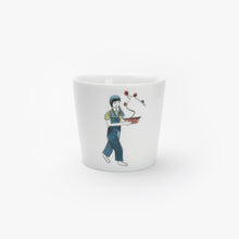 Load image into Gallery viewer, SOLO COLOURED CUP - GIRL WITH PLUM (Bonsai Girl)