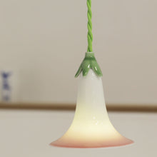Load image into Gallery viewer, Morning Glory Porcelain Lamp - ROSE PINK