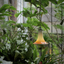Load image into Gallery viewer, Morning Glory Porcelain Lamp - TANGERINE ORANGE