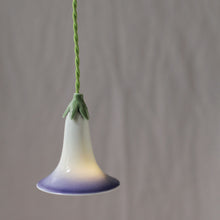Load image into Gallery viewer, Morning Glory Porcelain Lamp - IRIS PURPLE