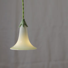 Load image into Gallery viewer, Morning Glory Porcelain Lamp - LEMON YELLOW