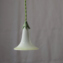 Load image into Gallery viewer, Morning Glory Porcelain Lamp - LEMON YELLOW
