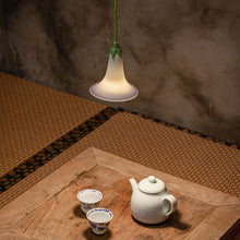 Load image into Gallery viewer, Morning Glory Porcelain Lamp - IRIS PURPLE