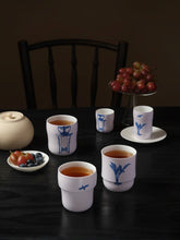 Load image into Gallery viewer, LILIBO x 16 Kai: The Seamless Stackable Bonsai Cups - LILY OF THE VALLEY - Set of 3