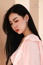 Load image into Gallery viewer, Tulip - handmade porcelain jewellery earring