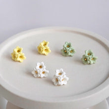 Load image into Gallery viewer, Malus T - handmade statement porcelain jewellery earrings