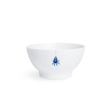 Load image into Gallery viewer, SPIDER - Bowl porcelain with insect pattern, rice-bowl, snack-bowl, yogurt bowl, soup-bowl
