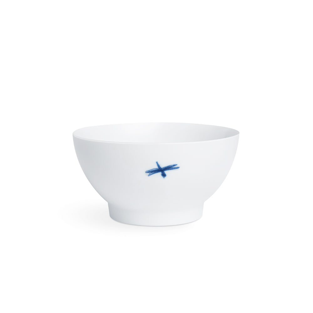 DRAGONFLY - Bowl porcelain with insect pattern, rice-bowl, snack-bowl ...