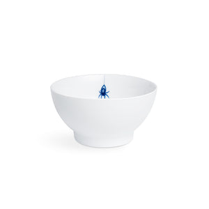 SPIDER - Bowl porcelain with insect pattern, rice-bowl, snack-bowl, yogurt bowl, soup-bowl