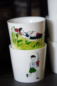 SOLO COLOURED CUP - POPPY HILL (Bonsai Boy)