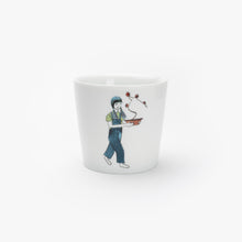 Load image into Gallery viewer, SOLO COLOURED CUP - GIRL WITH PLUM (Bonsai Girl)
