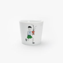Load image into Gallery viewer, SOLO COLOURED CUP - BOY WITH ORCHID (Bonsai Boy)
