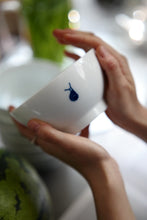 Load image into Gallery viewer, SNAIL- Bowl porcelain with insect pattern, rice-bowl, snack-bowl, yogurt bowl, soup-bowl
