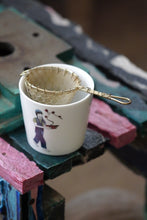 Load image into Gallery viewer, SOLO COLOURED CUP - GIRL WITH PLUM (Bonsai Girl)
