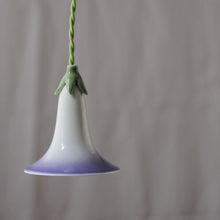 Load image into Gallery viewer, Morning Glory Porcelain Lamp - IRIS PURPLE
