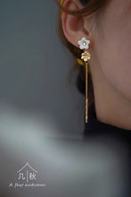 Load image into Gallery viewer, Malus - shine handmade porcelain jewellery earrings studs
