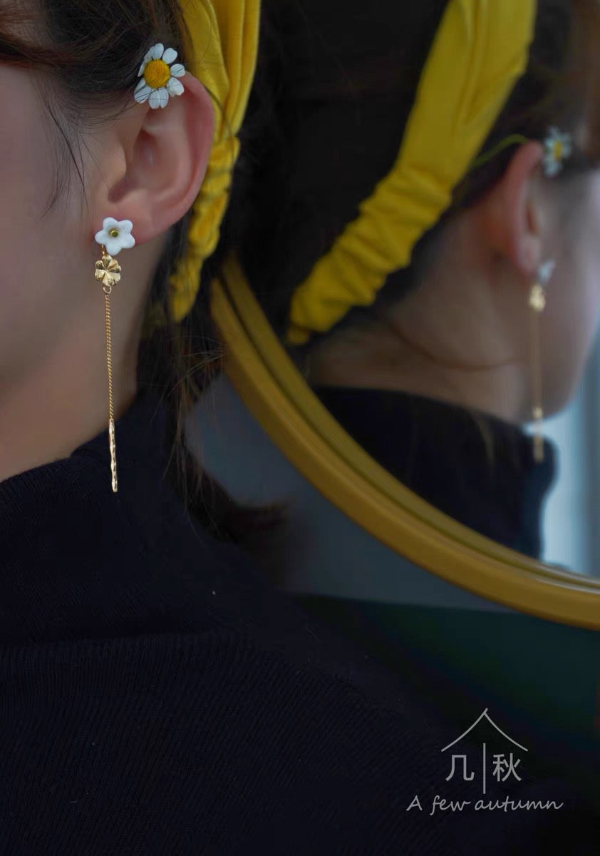 Malus - shine handmade porcelain jewellery earrings studs